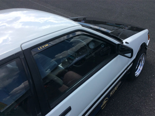 バイヤー厳選用品 AE86 カーボン（左右セット）（前/後期 サイドバイザー レビン パーツ