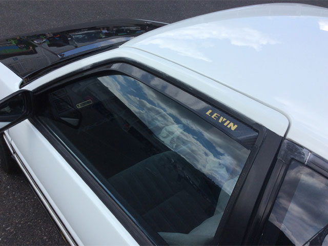 ae86純正サイドバイザー 美品-