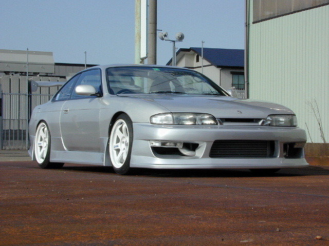 S14 シルビア フロントバンパースポイラー FRP（前期） [j.blood]