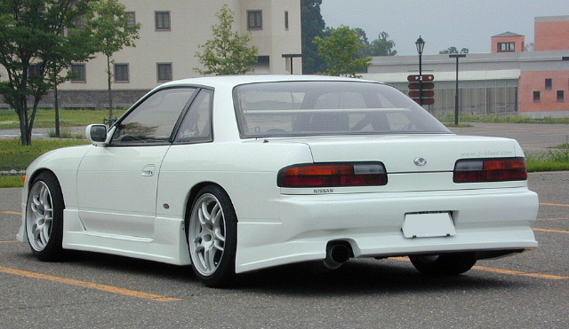 S13 シルビア リアバンパースポイラー FRP [j.blood]